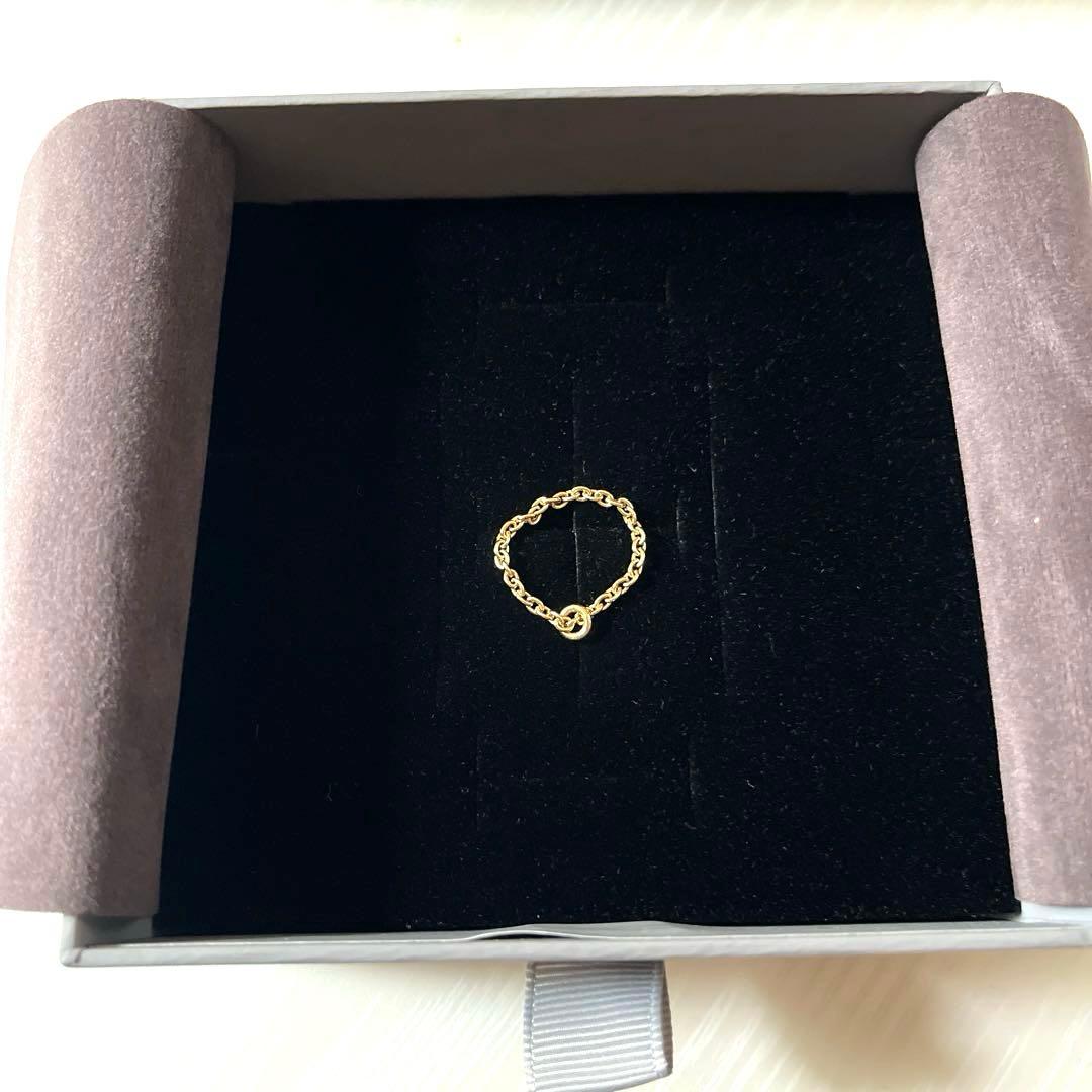 aco_83 　hirotaka K18 チェーン リング Sサイズ12号