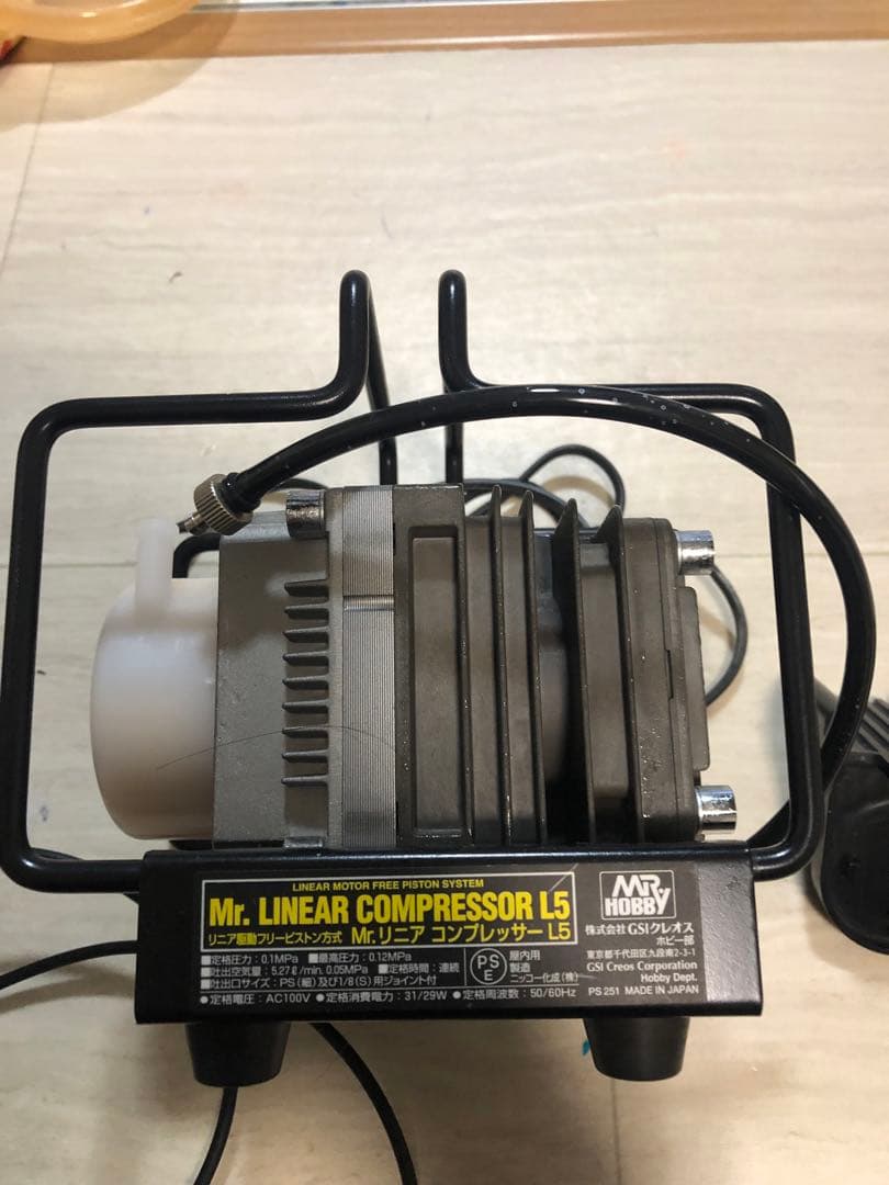 リニアコンプレッサーL5 エアブラシ レギュレーターセット エアーブラシ