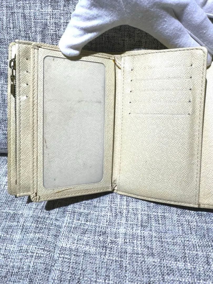 ルイヴィトン LOUIS VUITTON 三つ折り財布 ダミエ・アズール 財布
