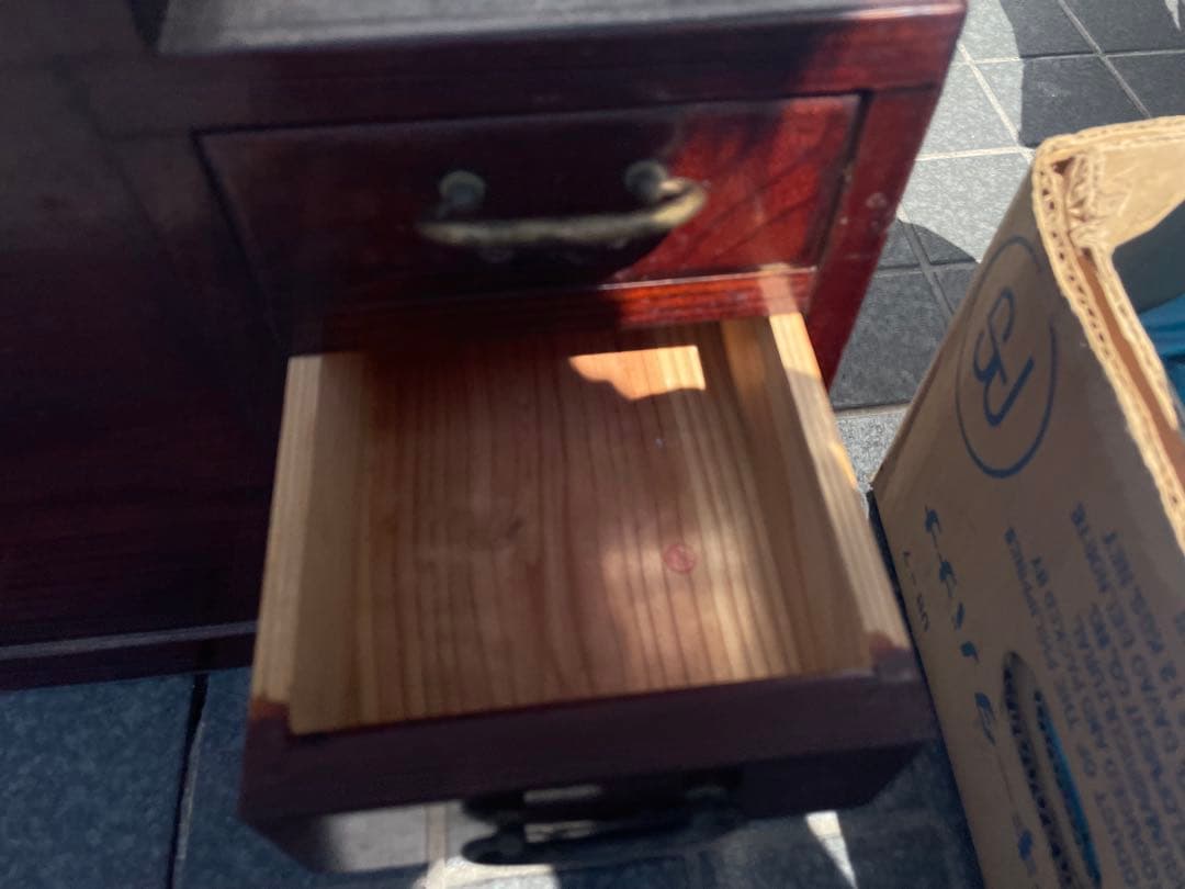 アンティーク　長火鉢　五徳　火箸　鉄瓶　古民具　灰付き　骨董　昭和レトロ　囲炉裏