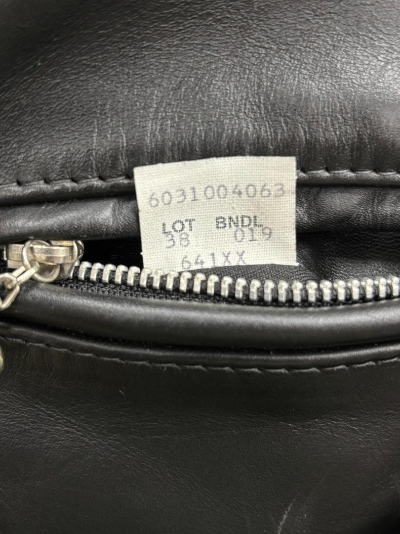 美品 Schott 641XX シングルライダースジャケット 38 ブラック