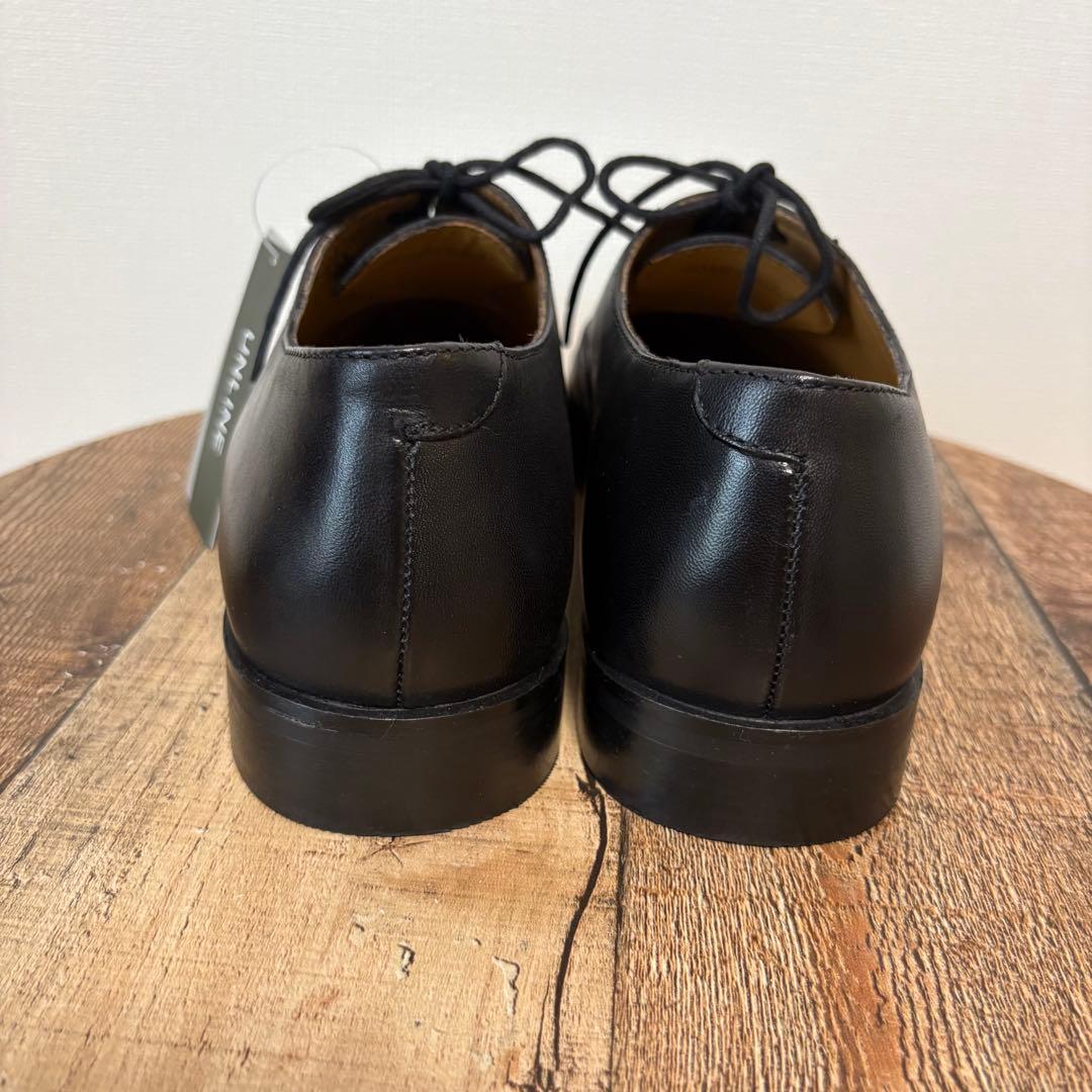 【新品未使用品】UNLINE 本革 ストレートチップ 41 ブラック