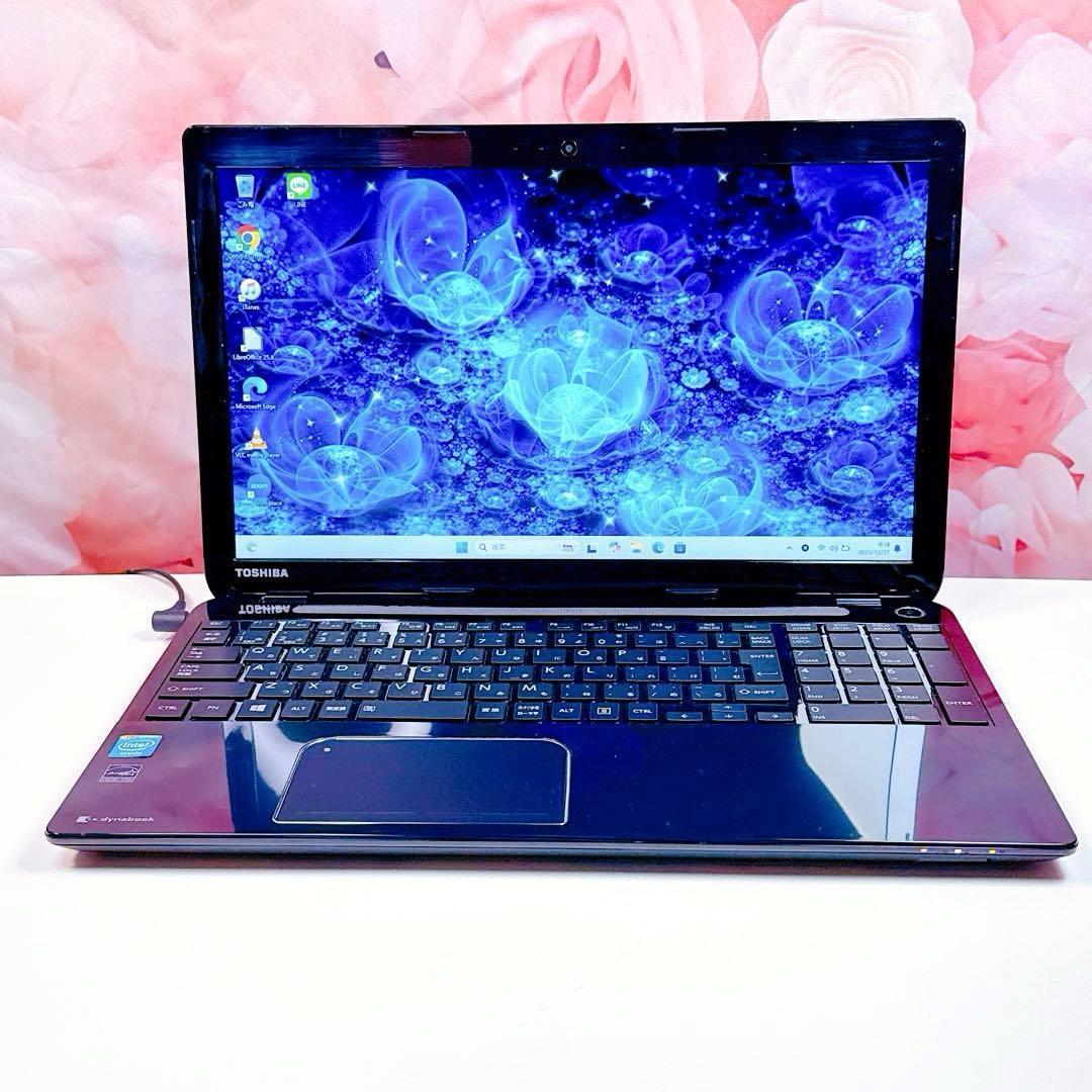 新品SSD✨windows11 カメラ ノートパソコン✨オフィス 薄型 ブラック