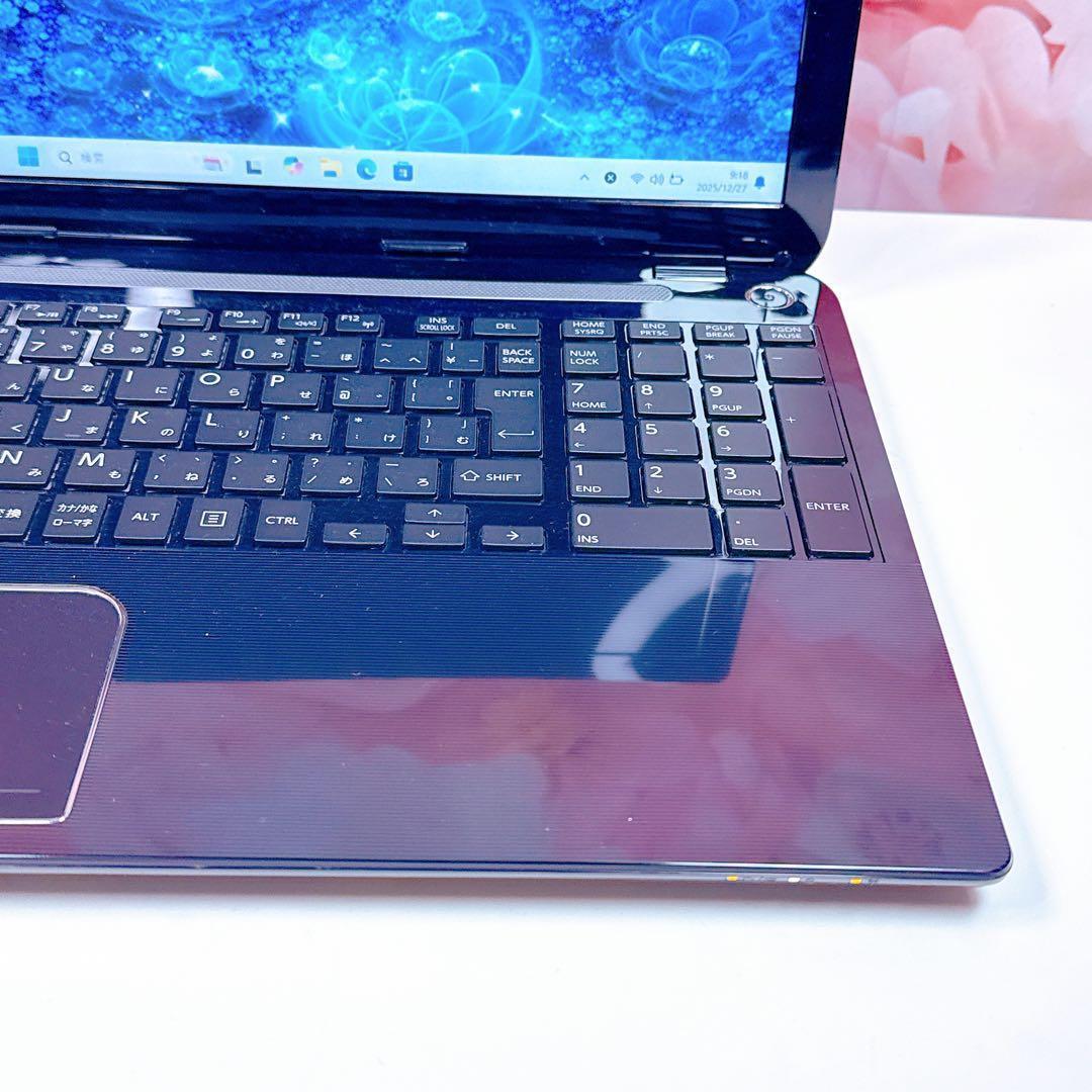 新品SSD✨windows11 カメラ ノートパソコン✨オフィス 薄型 ブラック