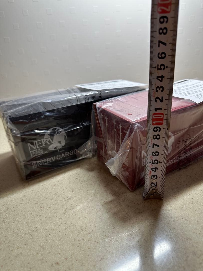 【希少未開封品】エヴァンゲリオンNERV CARGO セット 黒 赤2個セット