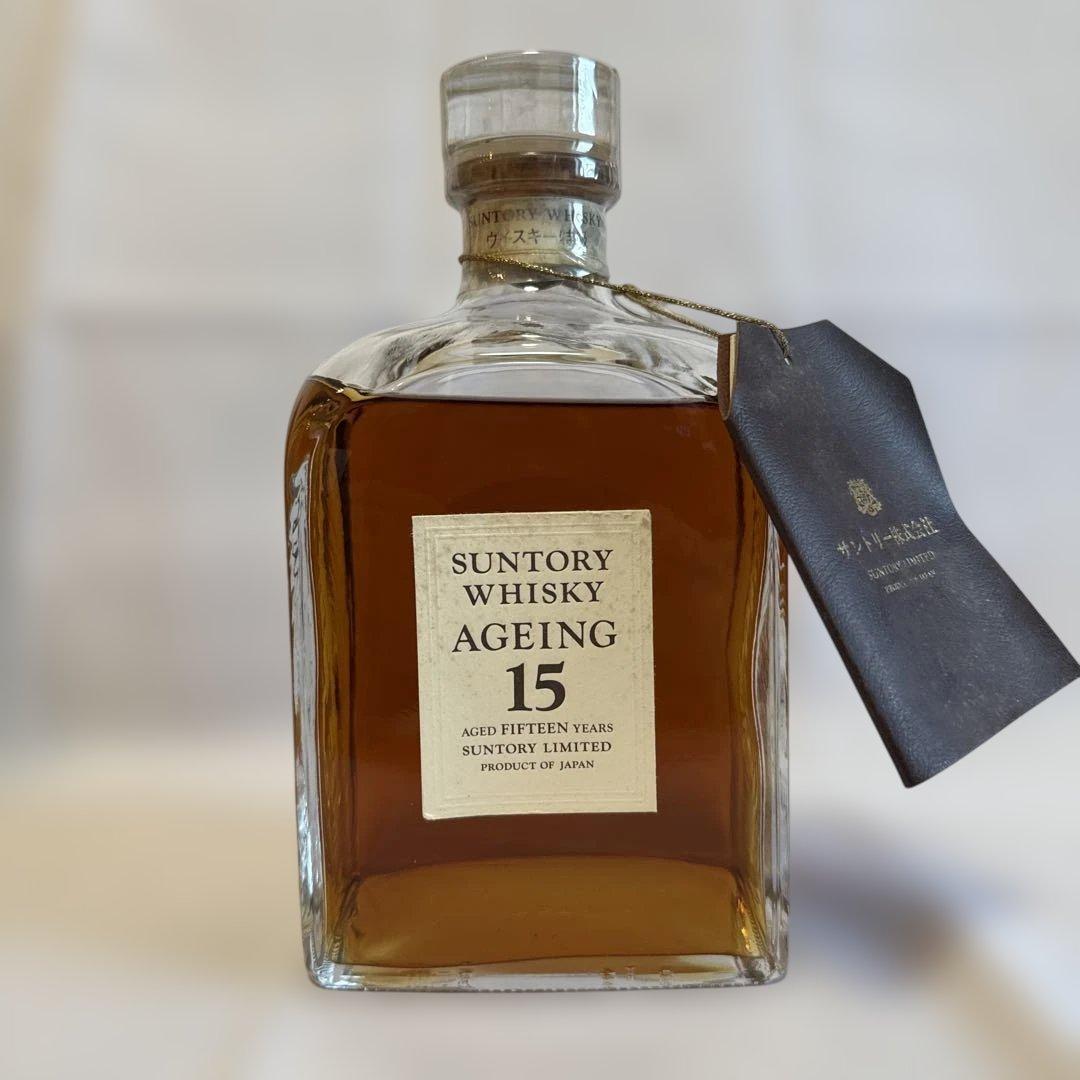 【未開栓】Suntory Whisky AGEING 15 15年熟成　木箱