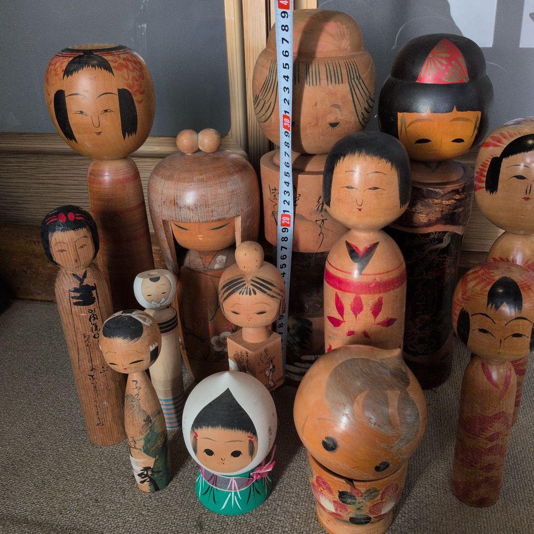 木製こけし人形セット