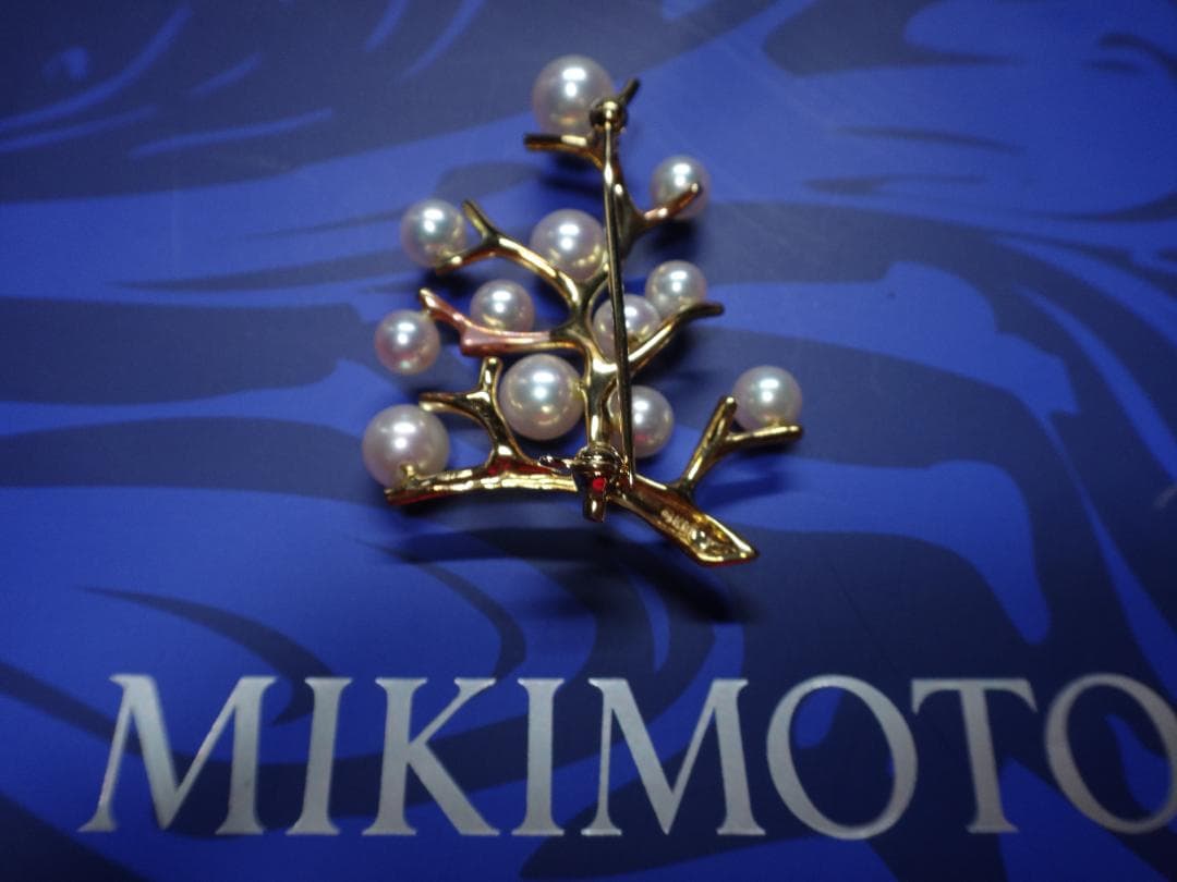 ミキモト　MIKIMOTO　K18ブローチ 幸福の木　ラージ　Yumi2810様