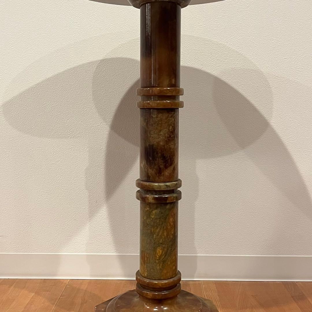 レアデザイン 大理石 テーブル サイドテーブル アンティーク