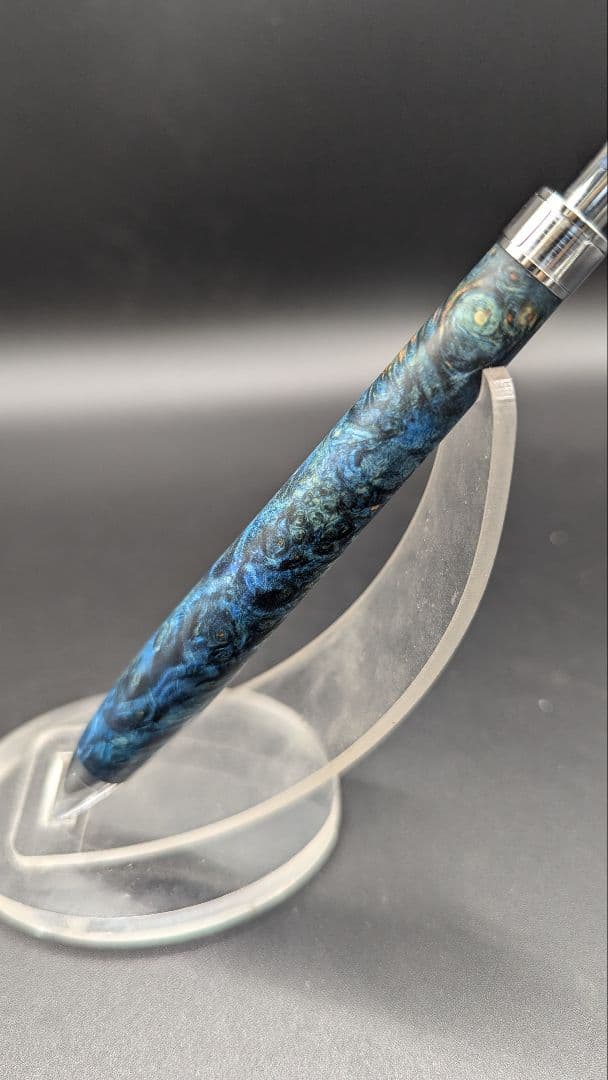 366ペン工房翌檜　スタビライズドウッドバーチバール　木軸シャーペン　ボールペン