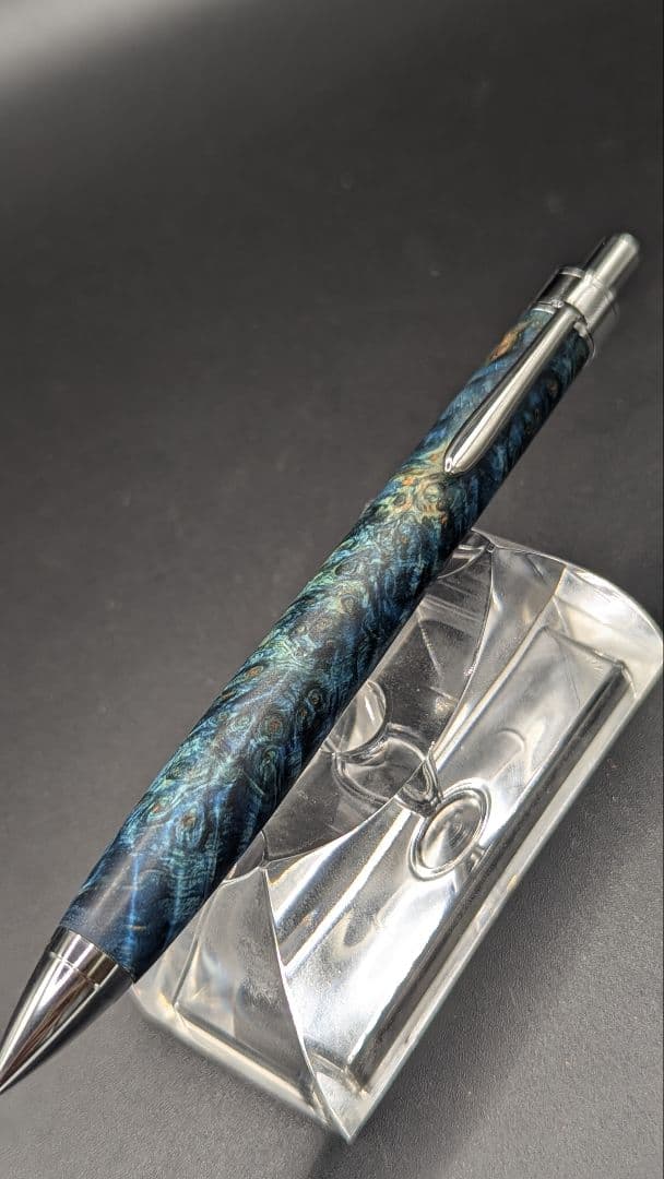 366ペン工房翌檜　スタビライズドウッドバーチバール　木軸シャーペン　ボールペン