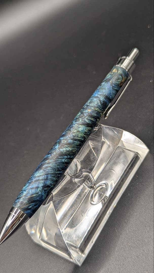 366ペン工房翌檜　スタビライズドウッドバーチバール　木軸シャーペン　ボールペン