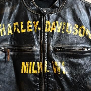 HARLEY-DAVIDSON シングル ライダース 97006-18VM 茶芯