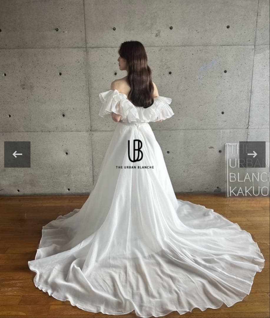 【はーさん】THEURBANBLANCHE 2WAYフリルドレス