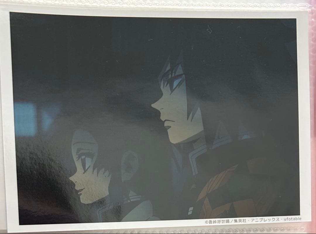 鬼滅の刃 場面写ブロマイドくじ 冨岡義勇 胡蝶しのぶ 立志編 柱合会議