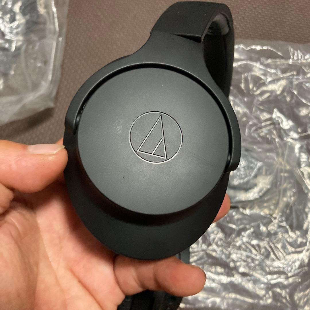 オーディオテクニカ、Audio-Technica ワイヤレスヘッドホン ブラック