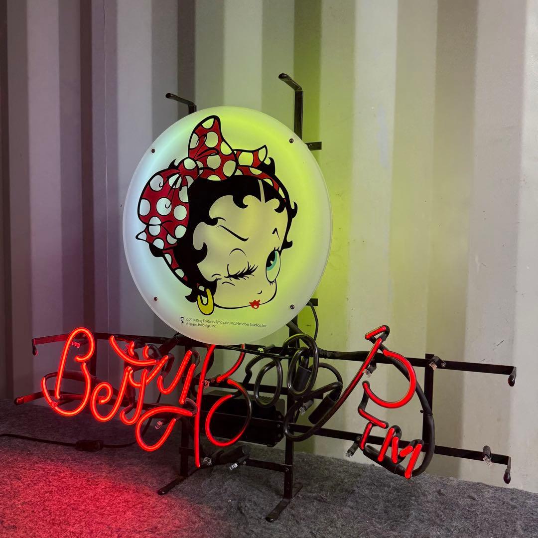 H64希少品　ベティ ブープネオン管 ネオンライト 店舗照明