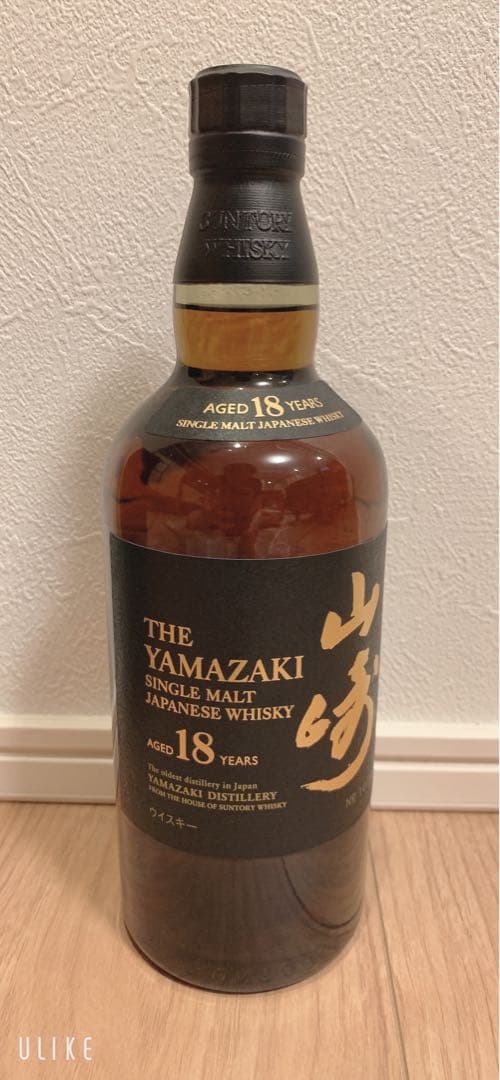 サントリー山崎 18年 シングルモルト 700ml 箱付き