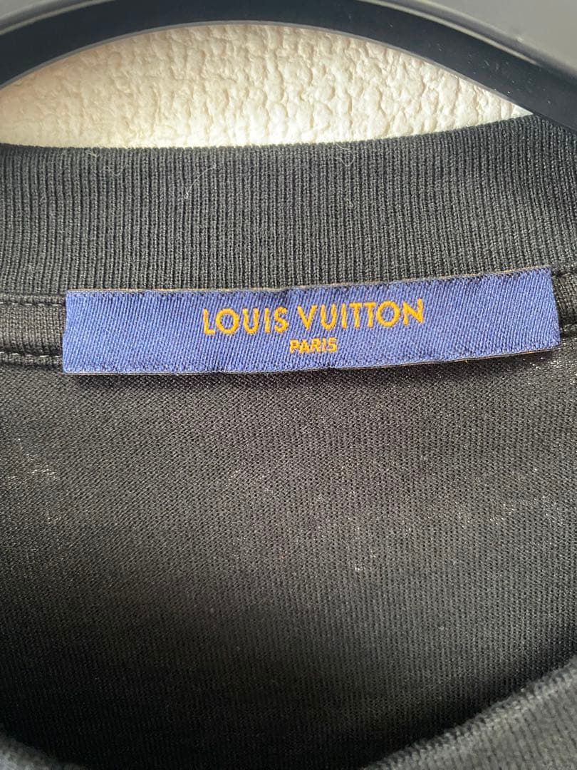 極美品　即日発送　人気　ルイヴィトン tシャツ ヴァージルアブロー　ブラック