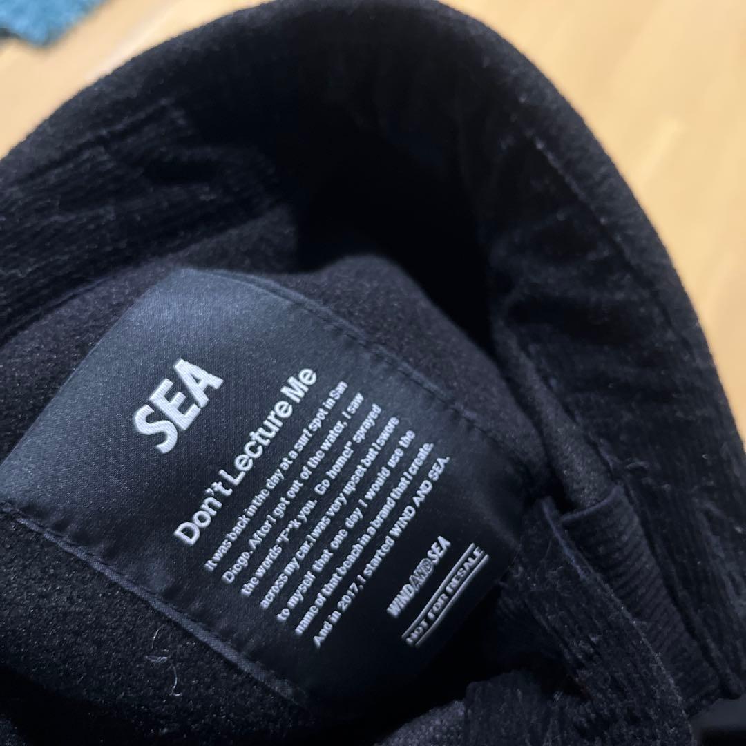 ウィンダンシー WIND&SEA L ロゴ 刺繍 厚手 シャツジャケット 羽織