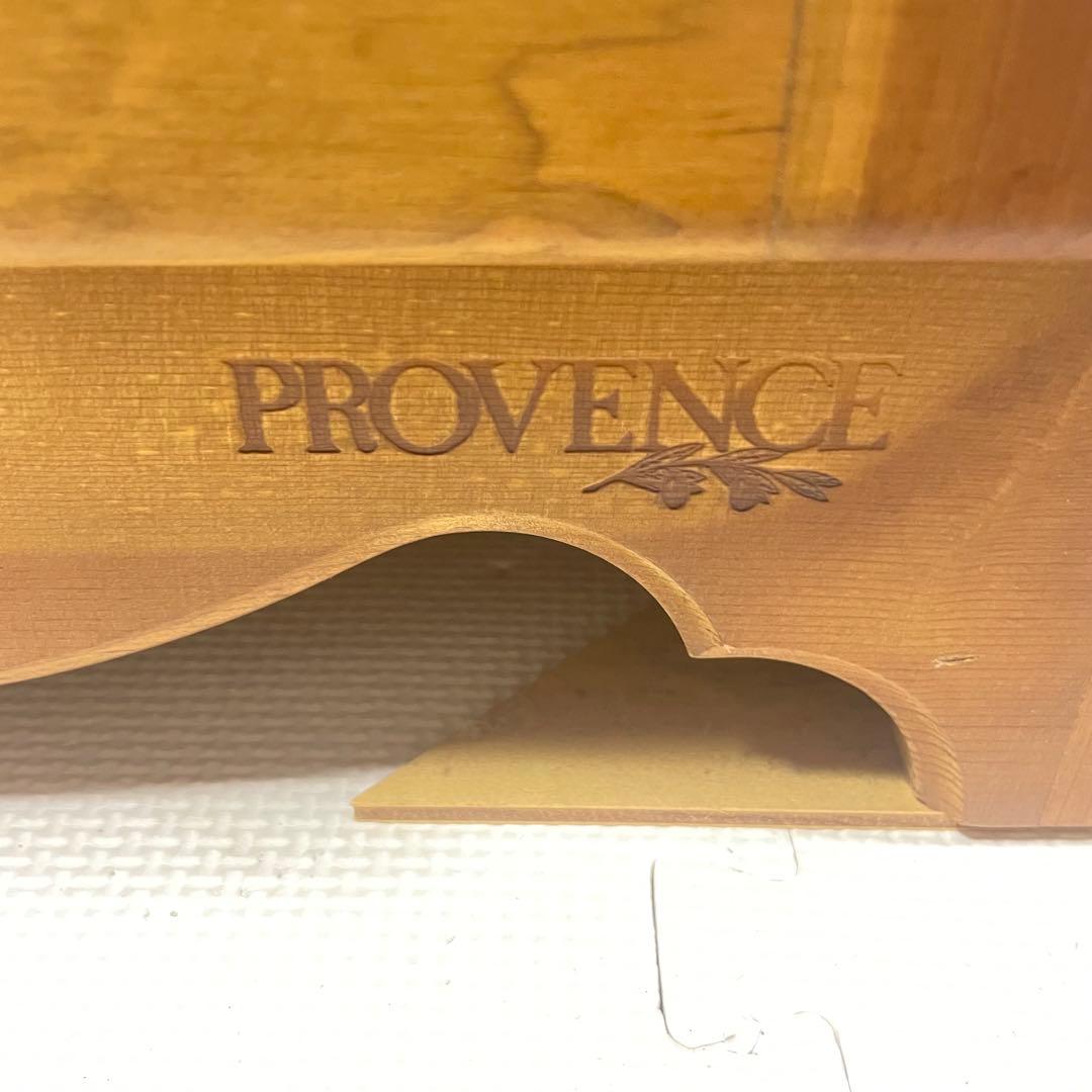 ◯PROVENCE プロヴァンス 木製サイドテーブル 引き出し付き
