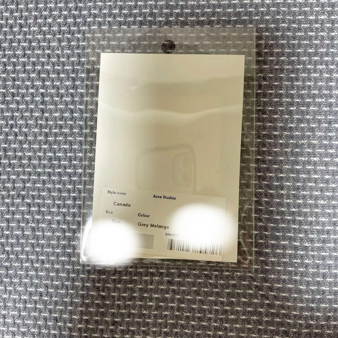 Acne Studios バージンウール マフラー グレー