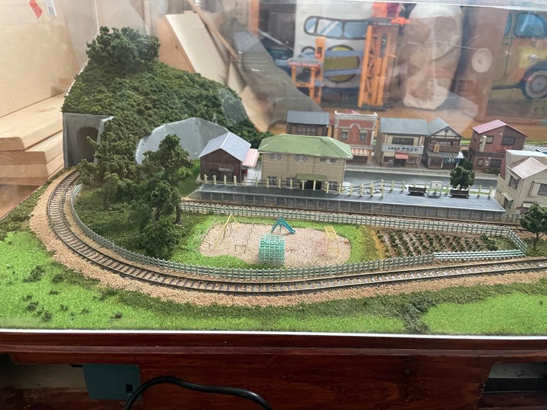 ひ*）様 Nゲージ鉄道模型 透明ケース付き
