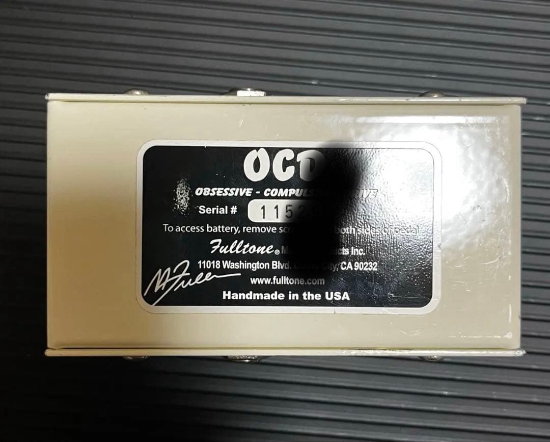 Fulltone OCD v1.3 生産終了・動作良好／美品