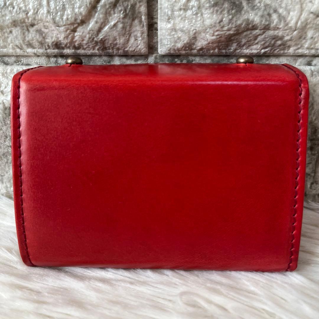 【新品未使用】+m エムピウ　ミッレフォッリエII P25 レザー　折り財布