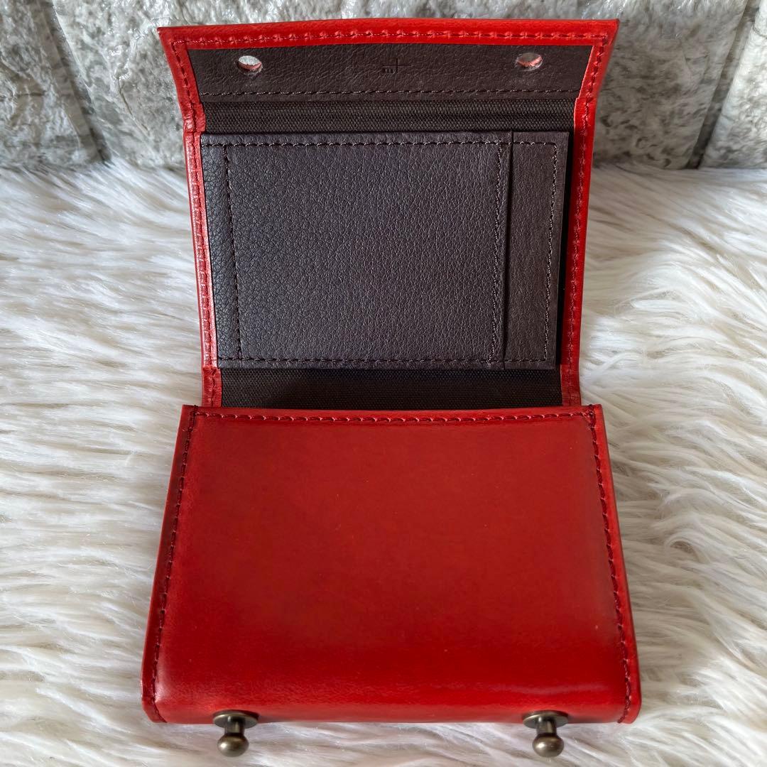 【新品未使用】+m エムピウ　ミッレフォッリエII P25 レザー　折り財布