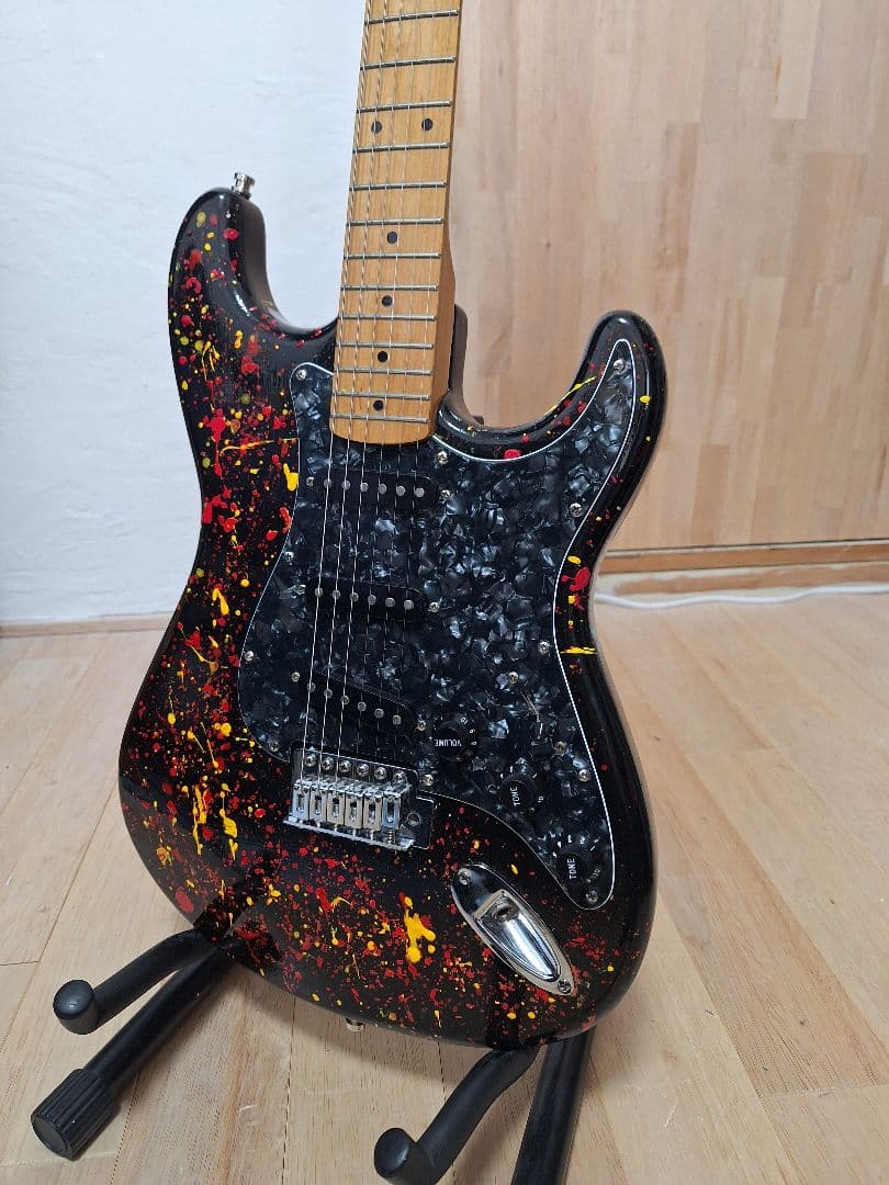 エレキギター　ストラト　オリジナルカスタム　セッティング完了　即利用ok