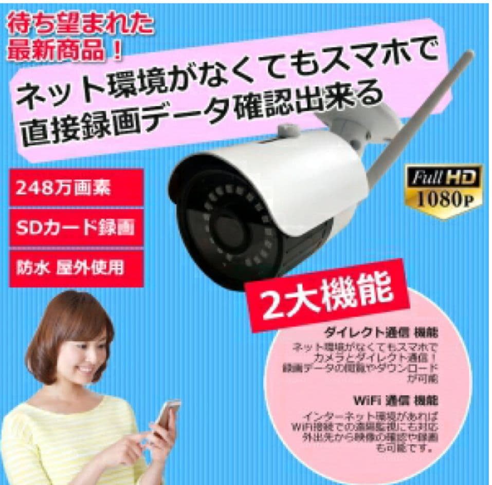 ADS-WF1080P36TF 防犯カメラ SD録画