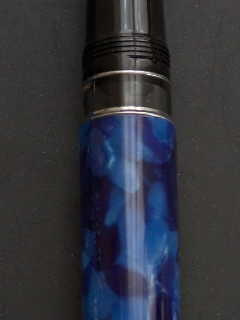 アウロラ オプティマ 万年筆 ブルーCT F 14k AURORA 吸入式