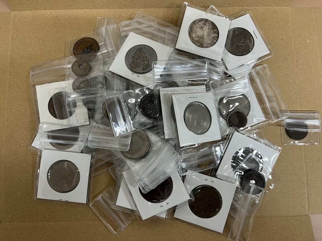 旧貨幣・記念硬貨・古銭セット 約50枚