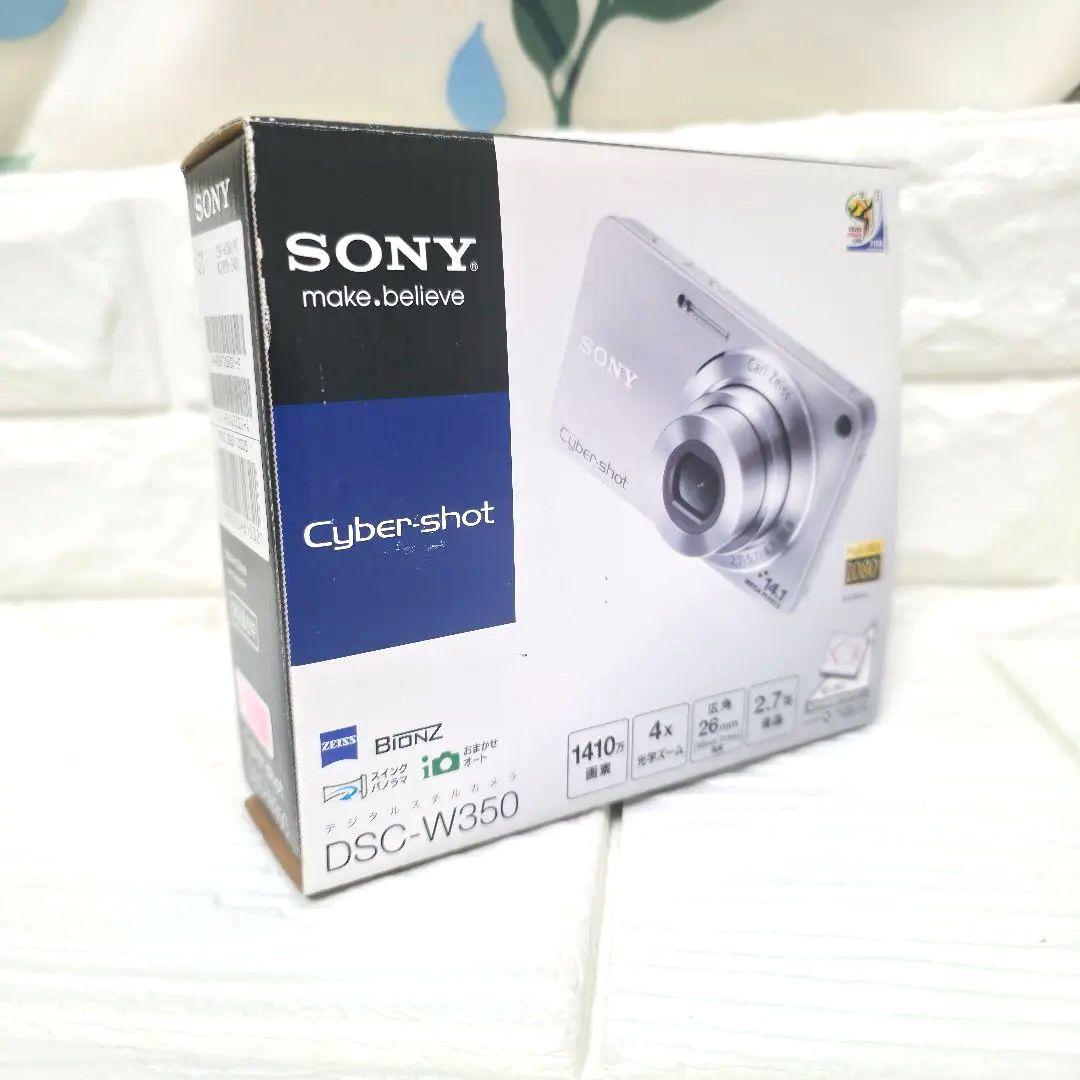 357【美品】SONY Cyber-shot DSC-W350 ピンク コンデジ
