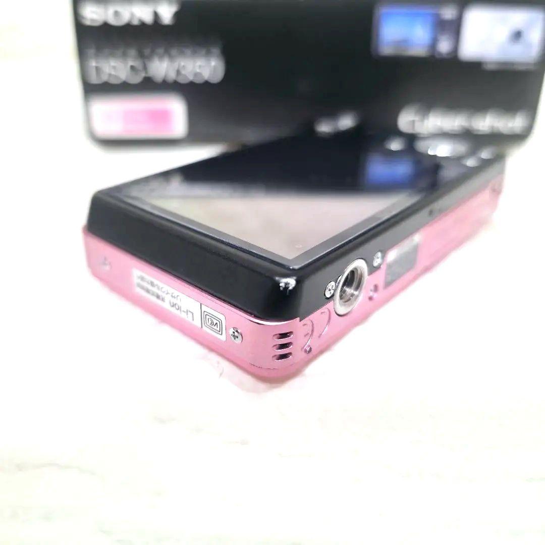 357【美品】SONY Cyber-shot DSC-W350 ピンク コンデジ
