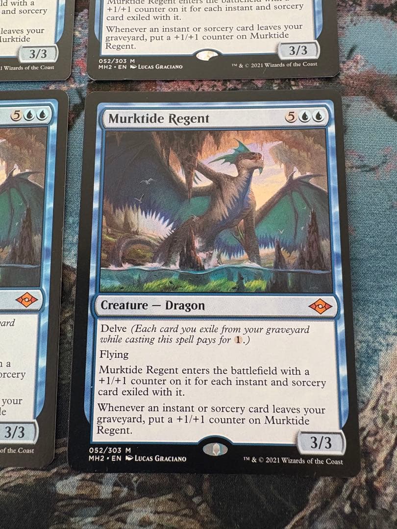 《濁浪の執政/Murktide Regent》未使用 英語 4枚セット 即日発送