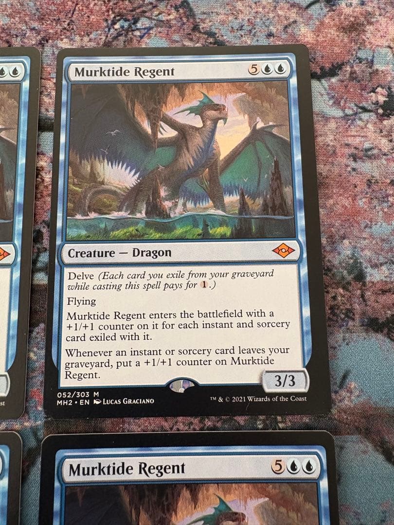 《濁浪の執政/Murktide Regent》未使用 英語 4枚セット 即日発送