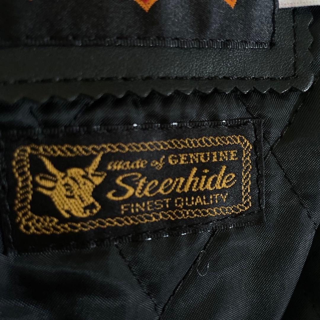 FREEDOM フリーダム ステアハイド シングル ライダースジャケット 42