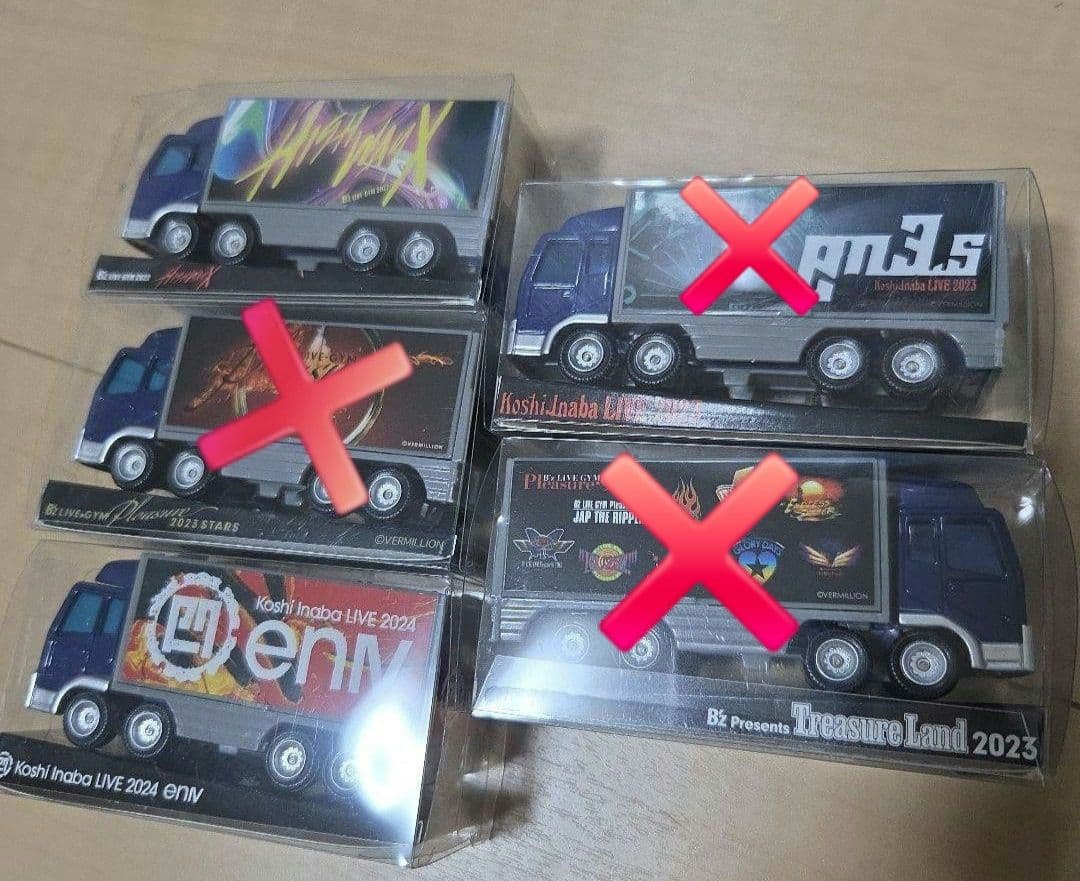 B'z　稲葉浩志　ツアートラック　２台