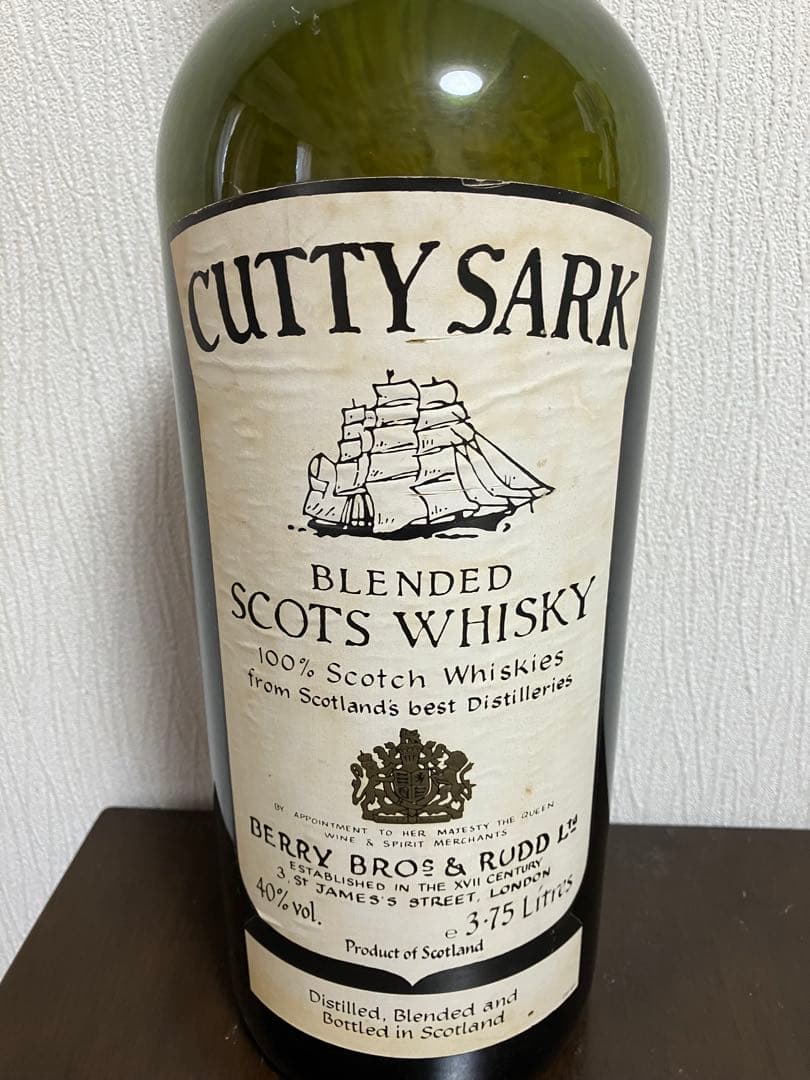 3750ml CUTTY SARK 貴重マグナムボトル 古酒 大容量ビンテージ