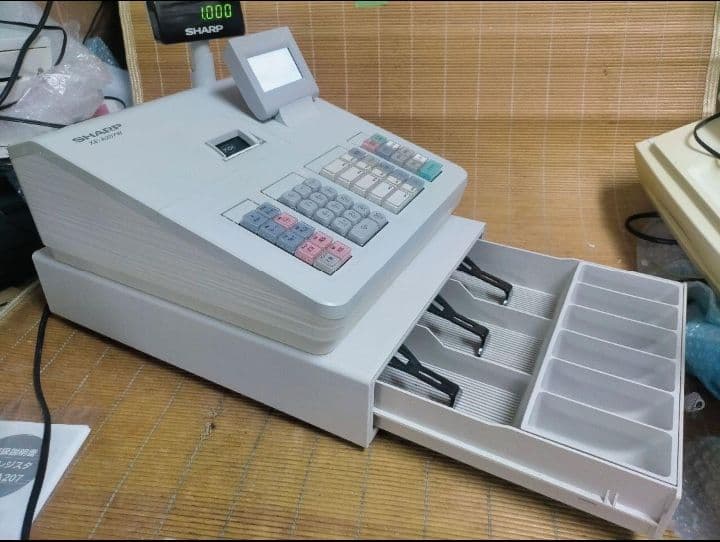 シャープレジスター　XE-A207　PC連携売上管理設定無料　995033