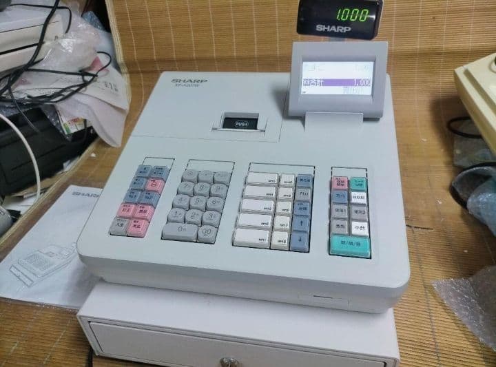 シャープレジスター　XE-A207　PC連携売上管理設定無料　995033