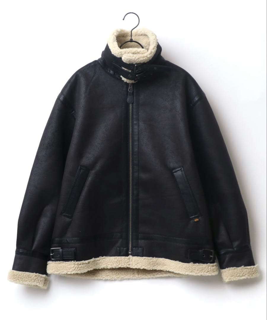 ALPHA フェイクムートンジャケット