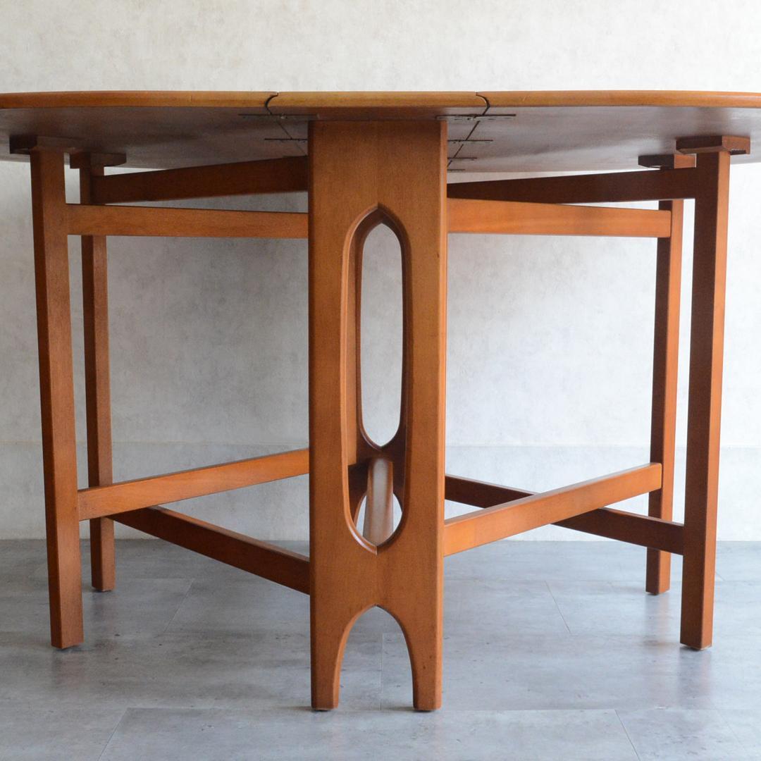 Jentique ヴィンテージ ゲートレッグ ダイニングテーブル オーバル