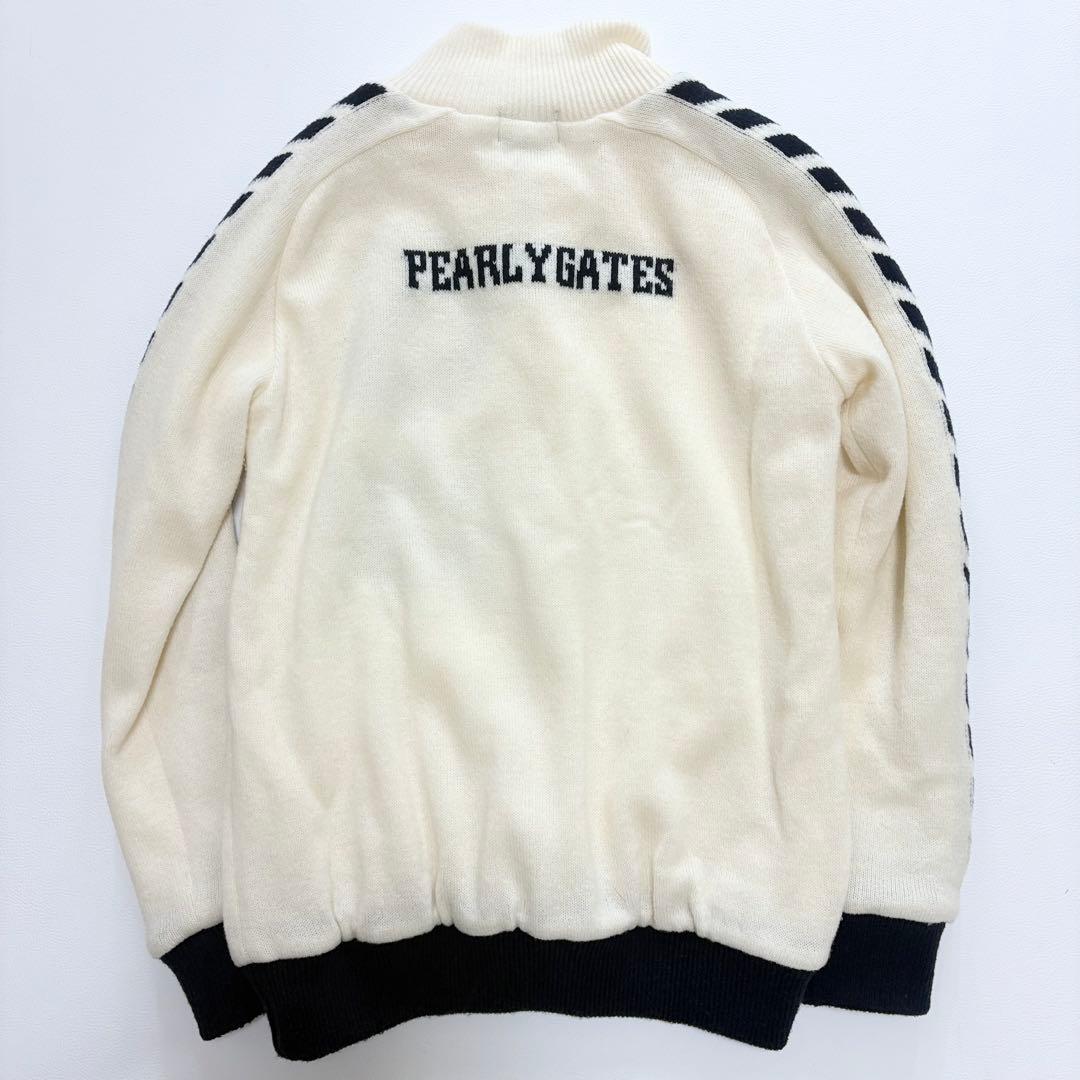 【極美品✨】パーリーゲイツ　ニットジャケット　ブルゾン　ジップアップ