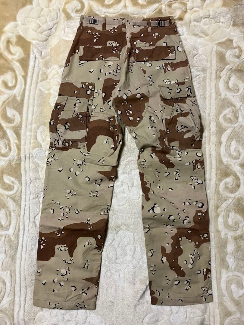 黒　米軍実物　80's ⑤⑤ 6C チョコチップBDU