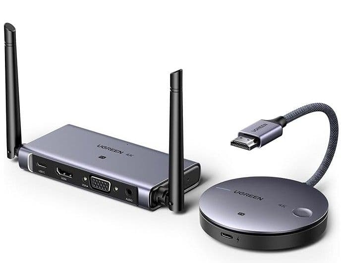 UGREENワイヤレスHDMI無線送受信機4K@30Hz/50M/2.4G+5G