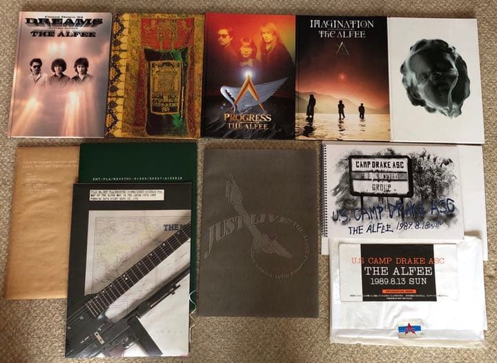 【レア】THE ALFEE パンフレット一式 80-90年代