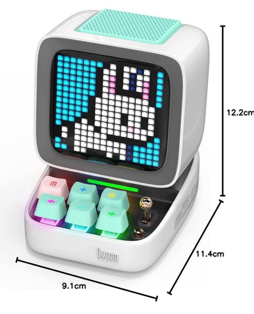 Divoom Ditoo-ProポータブルBluetoothスピーカー 白